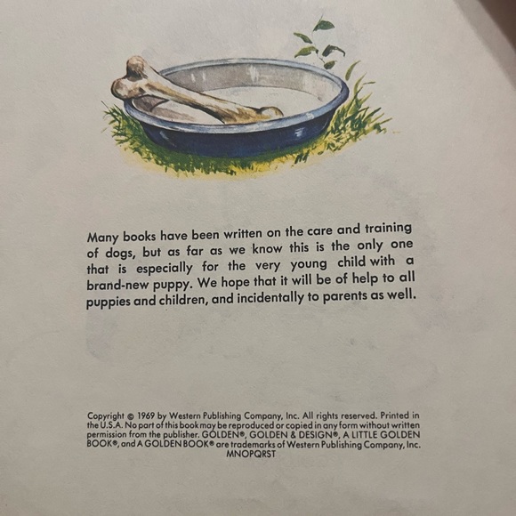 A Little Golden Book- The New Puppy 1969 (303-55) - Picture 5 of 6